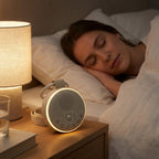 sleepi™ Beyaz Gürültü Makinesi – Pışpışlı, Ninnili, Gece Işıklı Uyku Arkadaşı