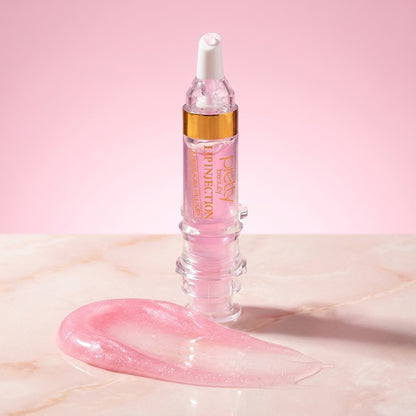 Lip Injection parlak pembe jel dokusu