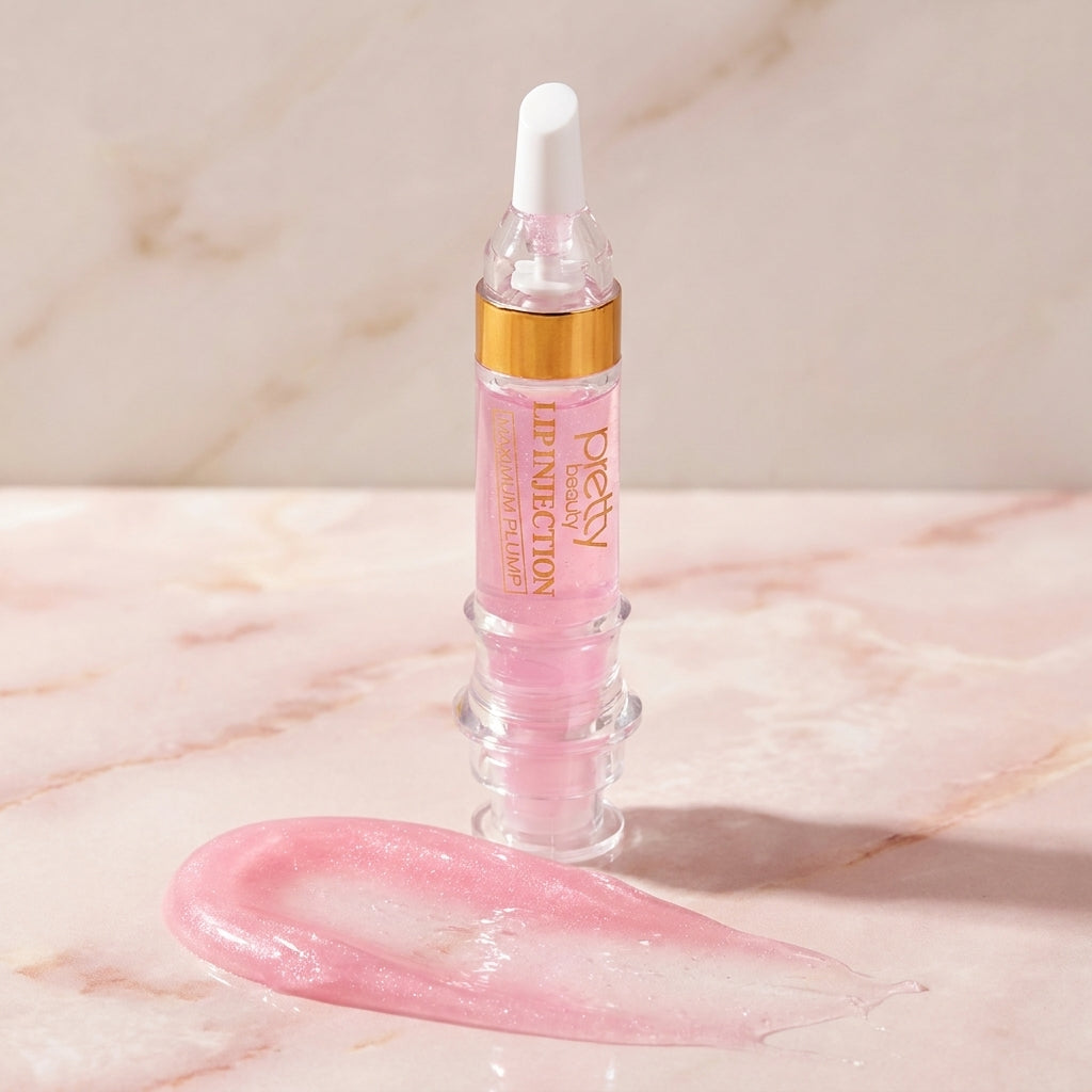 Lip Injection jel swatch mermer zemin